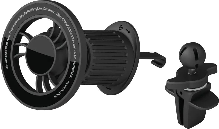 re-charge-Car Holder-Vent-magnetic-BLK