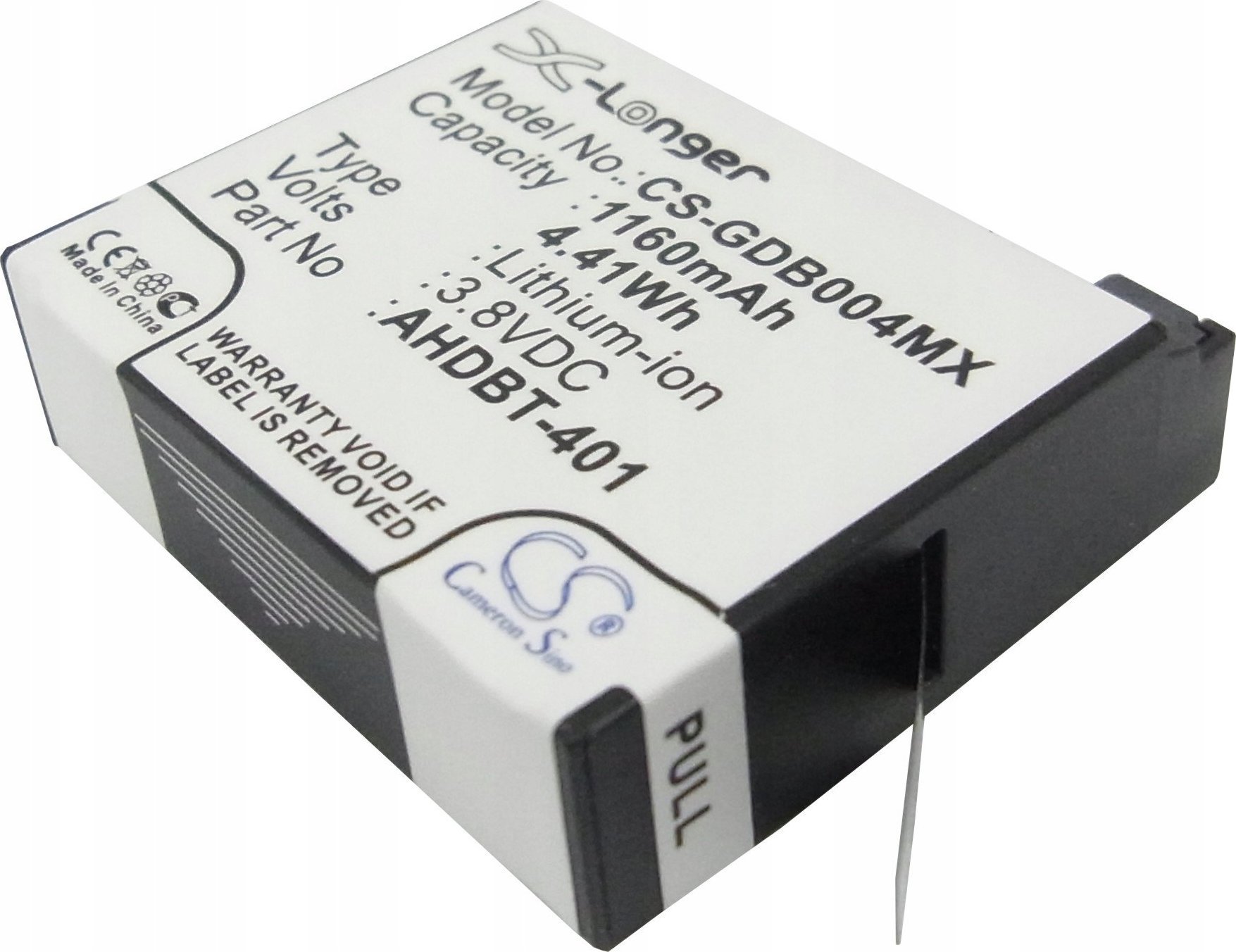 Akumulator Cameron Sino Akumulator Bateria Ahdbt-401 Do Gopro Hero 4 / Hero4 / Cs-gdb004mx