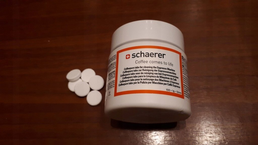 Crystal Drop 065221 SCHAERER tabletki czyszczące Coffeepure (100 vnt.)