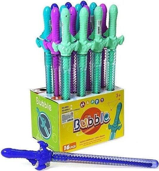 Pałeczka miecz do baniek mydlanych 50cm MIX