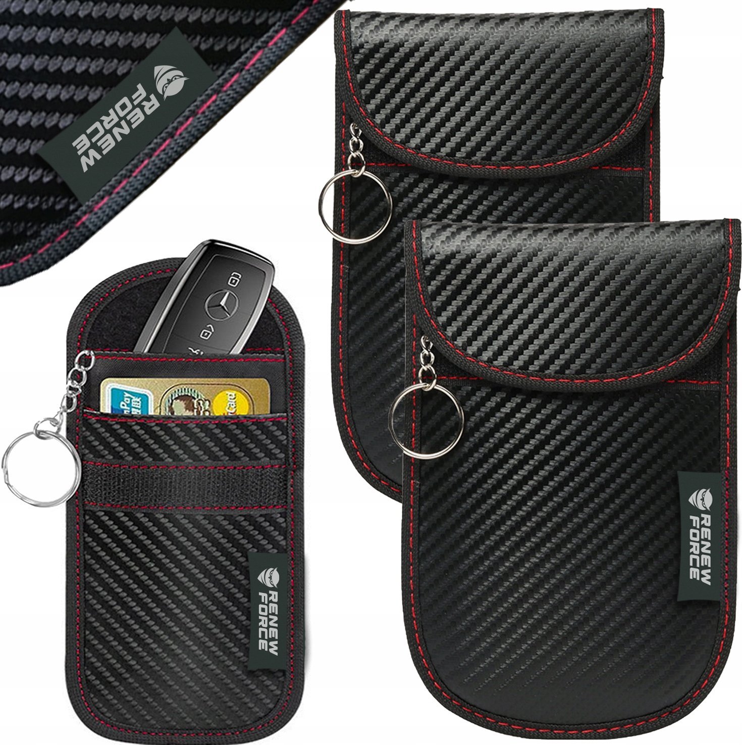 2szt. ZESTAW ETUI OCHRONNE RFID PRO-3-TECT