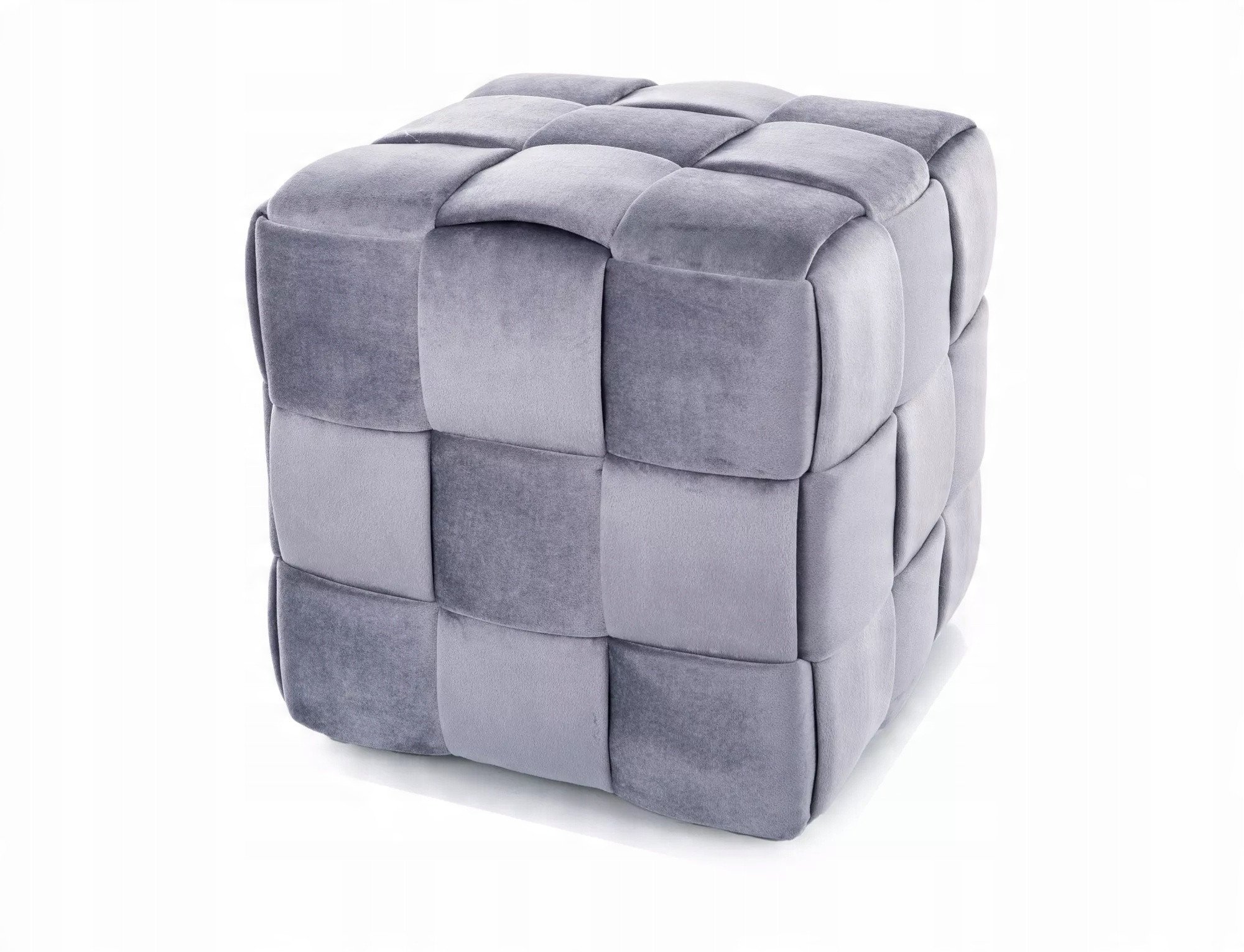 Pufa siedzisko Puf CASEL VELVET szary