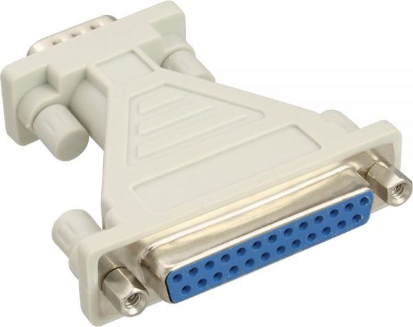 InLine DB-9 - DB-25, Szary (31249)