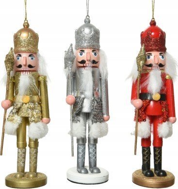 Kaemingk Zawieszka choinkowa dziadek do orzechów 17 cm