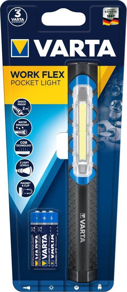 Latarka Varta Latarka VARTA Work Flex Pocket Light 3xAAA