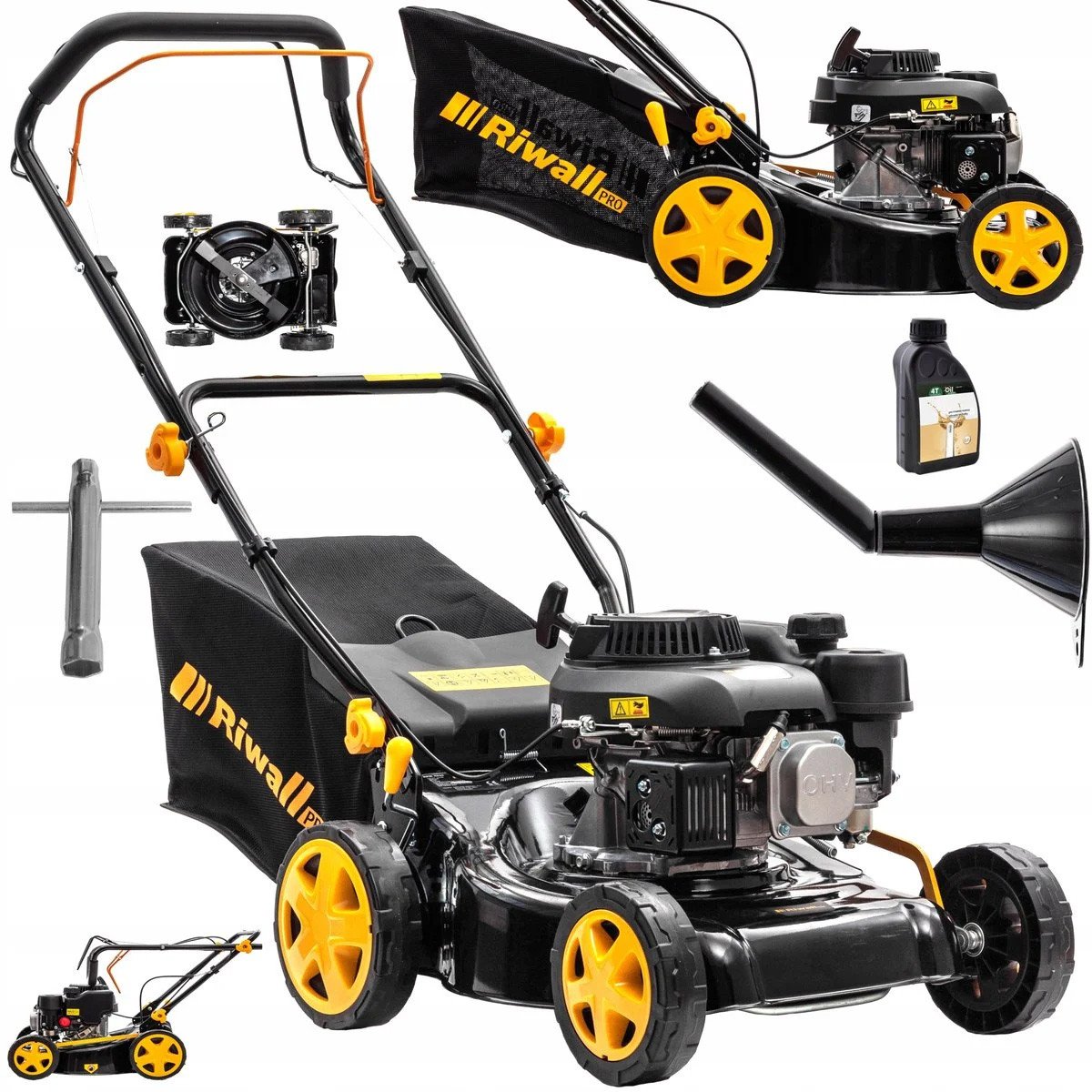 KOSIARKA SPALINOWA DO TRAWY Z NAPĘDEM RIWALL 4270 FEST ODPORNA MOCNA LEKKA