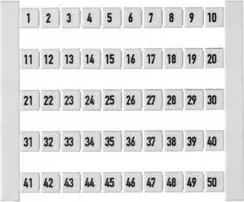 Weidmuller Oznacznik do złączek (1opk=500 sztuk) DEK 5 FW 101-150