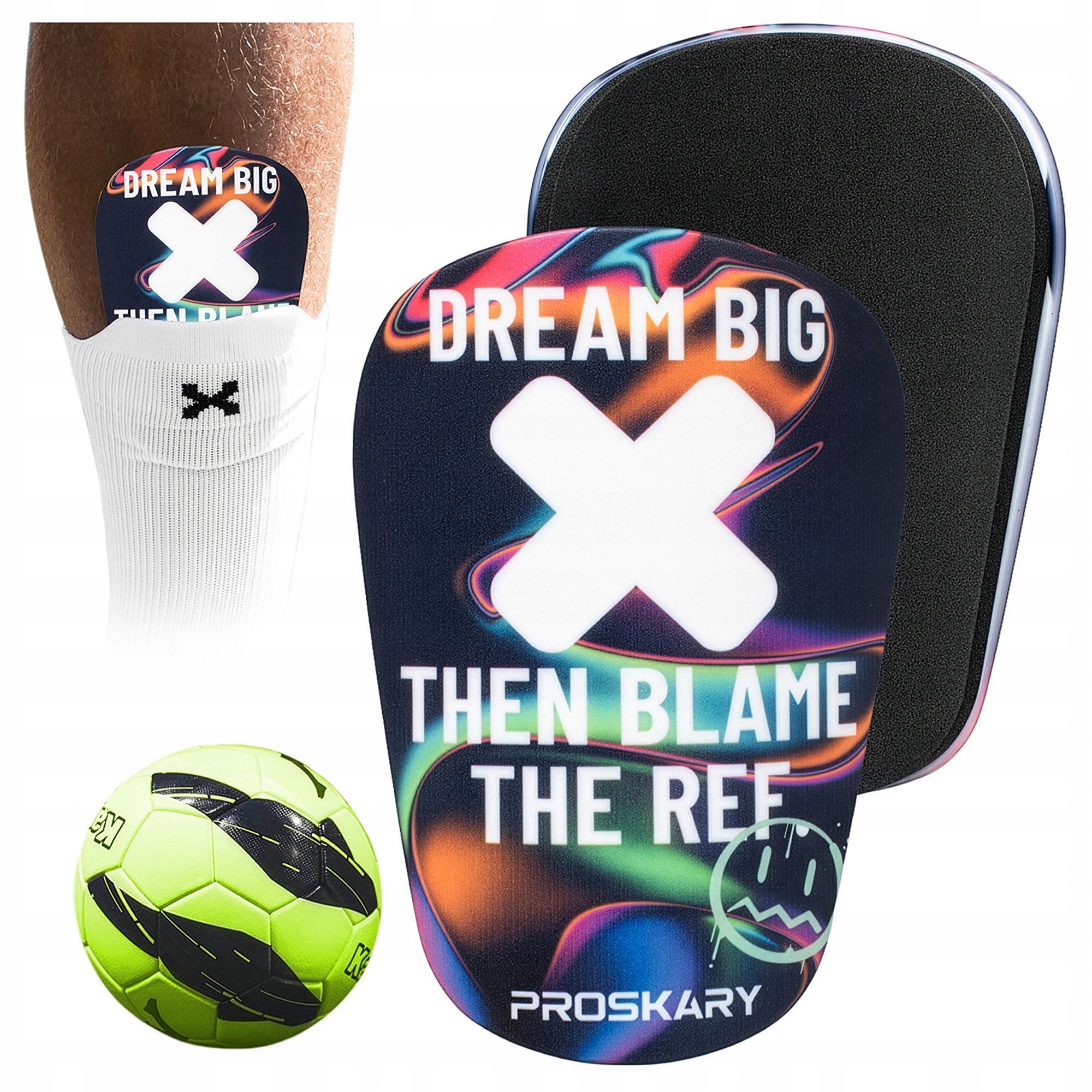 Proskary Nagolenniki piłkarskie Offside 12x8