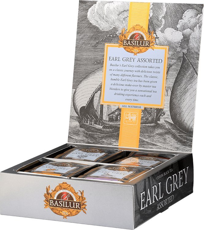 Basilur Basilur EARL GREY czarna herbata 4 SMAKI 40x2g