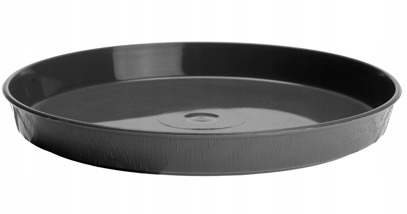 Podstawka drewnopodobna pod doniczkę grafitowa 25cm mrozoodporna