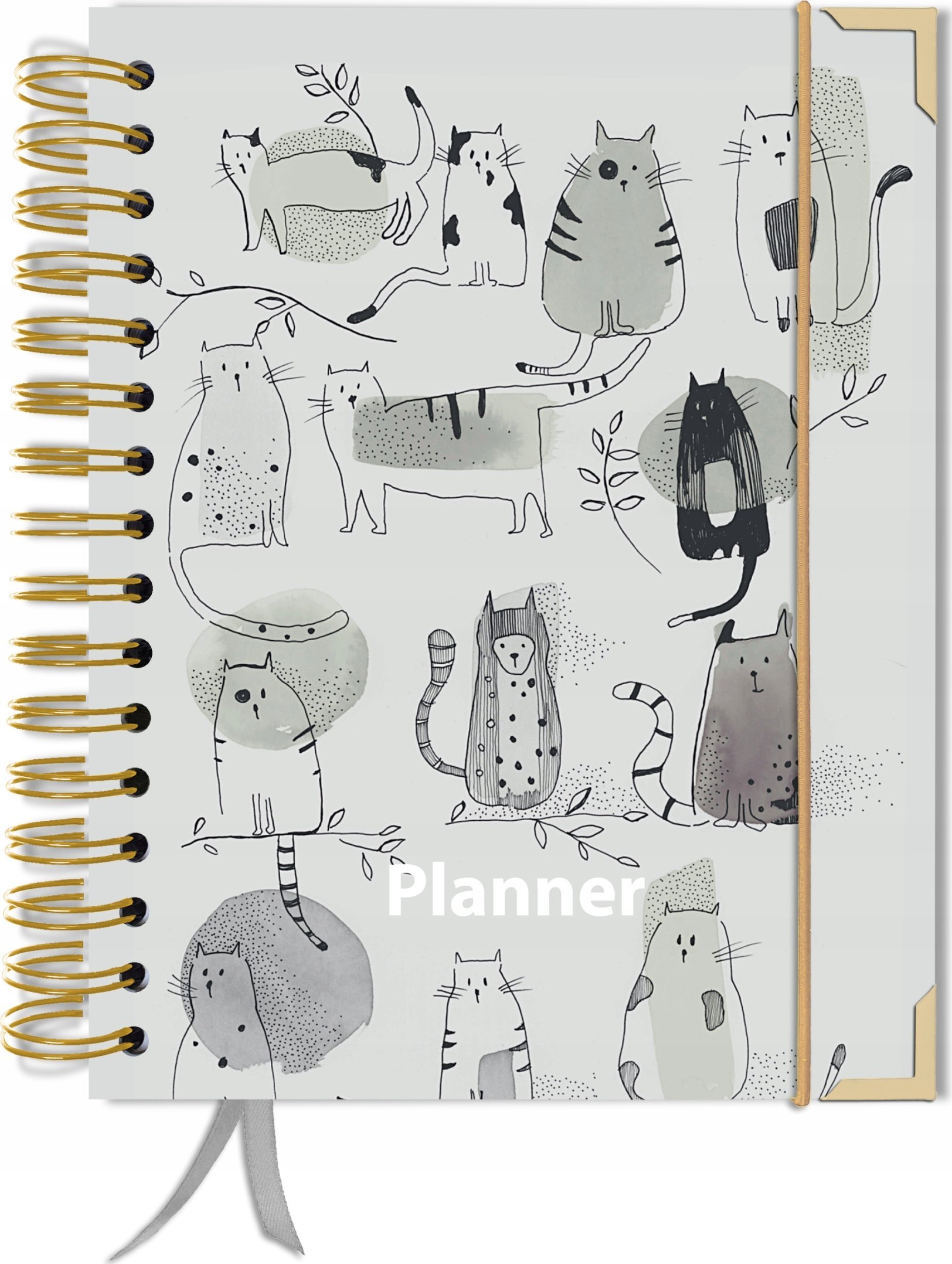 TadaPlanner Kalendarz terminarz bez dat planer książkowy A5+