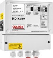Gazex Moduł sterujący zaworamii MAG, MD zasilanie 12/24V, sterowanie odległymi zaworami (2 wyj., 2 wej.+ 2 wej.kontroli zamknięcia zaw.)