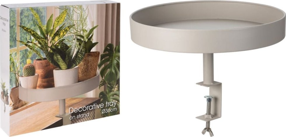 Vilde Kwietnik metalowy szary 36 cm