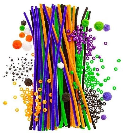 Zestaw kreatywny neonowy 153szt