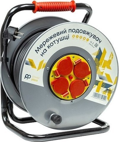 EXD Ilgintuvas su rite 50m, 4 lizdai, 3x2.5mm2