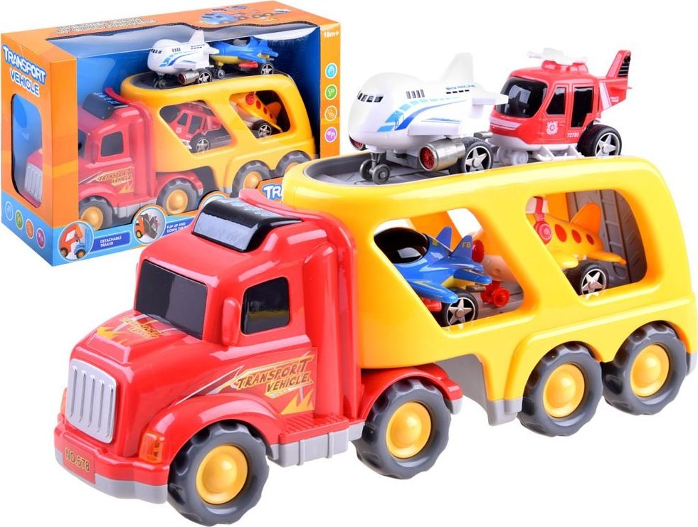 Jokomisiada Duży samochód laweta samoloty dźwięk ZA3359