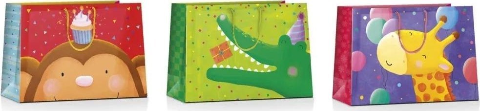 Torba prezentowa Grand Kids 30x41,9x12cm MIX
