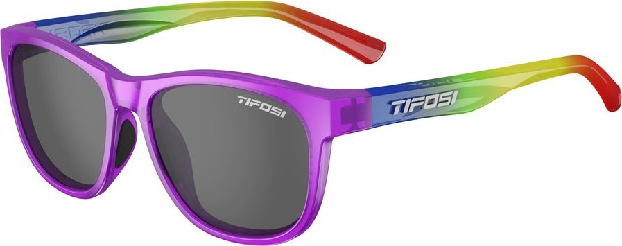 TIFOSI Okulary TIFOSI SWANK rainbow shine (1 szkło Smoke xx % transmisja światła) (NEW 2024)