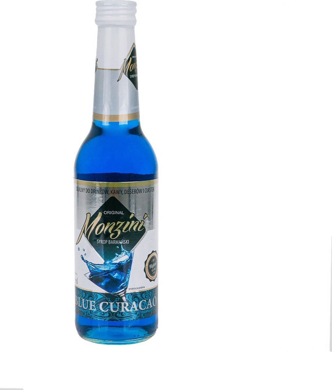 Monzini Monzini Blue Curacao Syrop barmański 320 ml