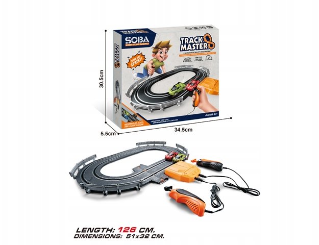 Tor samochodowy 126cm 7182679 79081