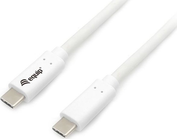 Kabel USB Equip USB-C - USB-C 2 m Biały (128362)