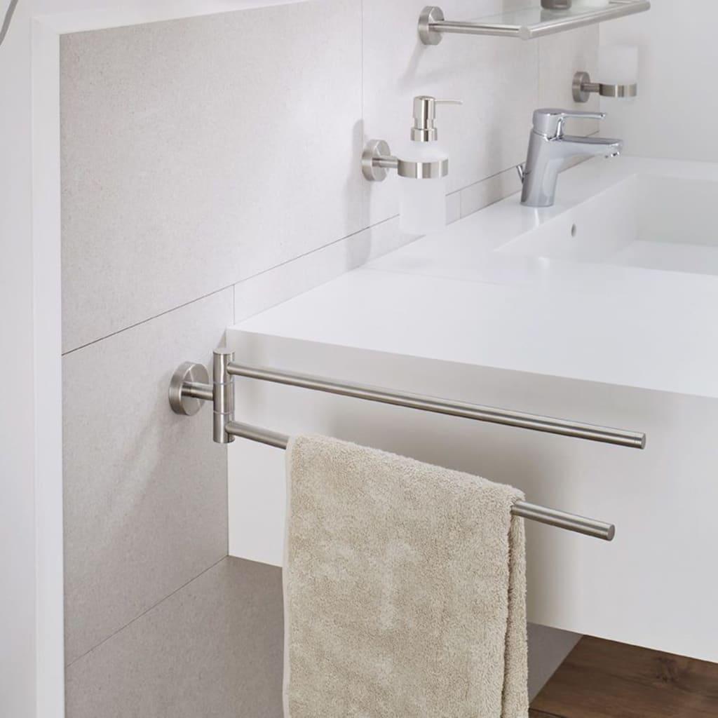 Kleine Wolke Kleine Wolke Wieszak na ręczniki Allegra, chromowy