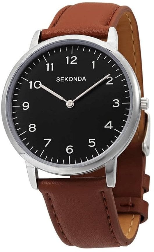 Zegarek Sekonda , , Quartz Leather Strap Watch, 1348.84, For Men For Men