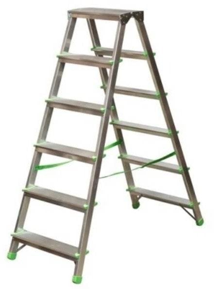 2-SIDED ALUMINIUM FOLDING STAIRS 6-STEP