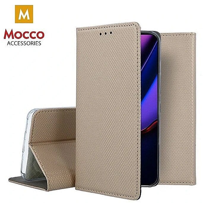Mocco Smart Magnet Book Case For Apple iPhone 11 Gold