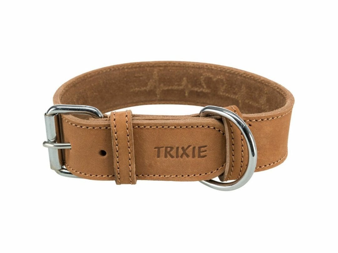 Obroża dla psa Trixie Heartbeat Brązowy S/M 34-40 cm