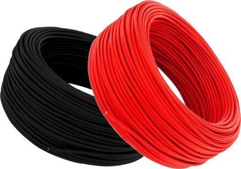 Zestaw 2x15m kabli solarnych 4mm2