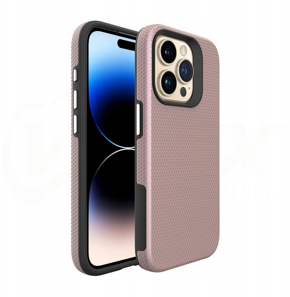 Vmax nakładka Triangle Case do iPhone 14 Pro 6,1" różowo-złota