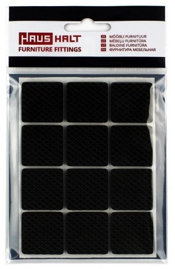 FOAM FURNITURE PADS 12. 28X28MM.HAUSHALT