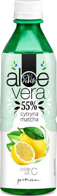 ReVito Napój aloesowy cytryna i matcha 500 ml