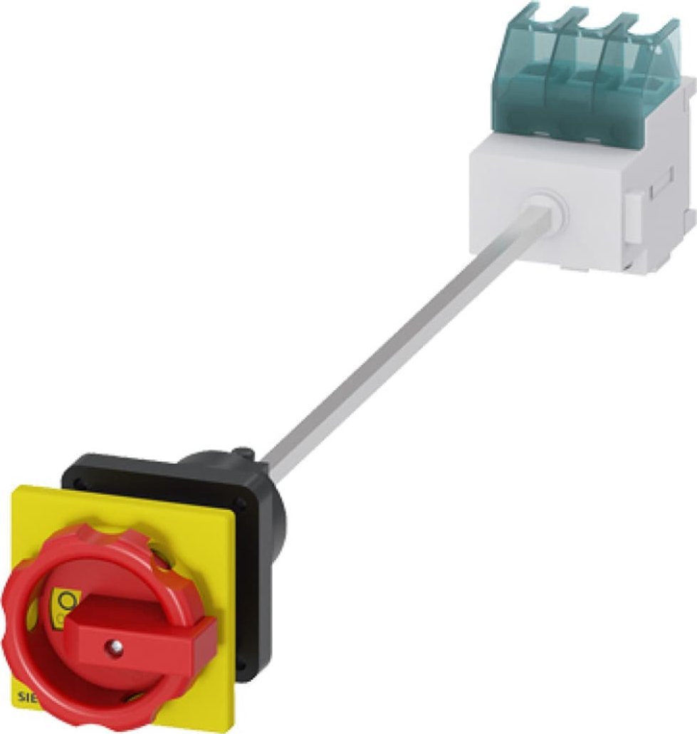 Siemens Łącznik krzywkowy 3P 11.5kw /AC23 A 9.5kW /AC-3 Iu=32A/ AC-21A montaż na płycie lub szynie blokada 0 na 3 kłódki 3LD2244-0TK53