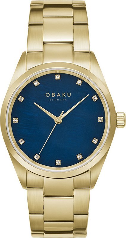 Zegarek OBAKU Zegarek damski Obaku Denmark V263LXGLSG złoty