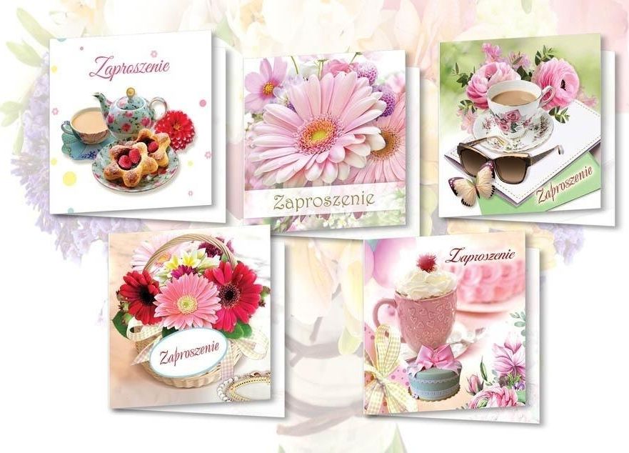 Top Graphic Zaproszenie Okazjonalne MIX (5szt)