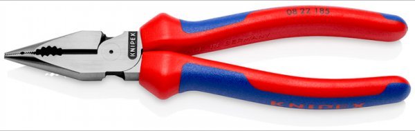 Knipex KNIPEX SZCZYPCE UNIWERSALNE Z OSTRO ZAKOŃCZONYMI SZCZĘKAMI 185mm KOMPONENT