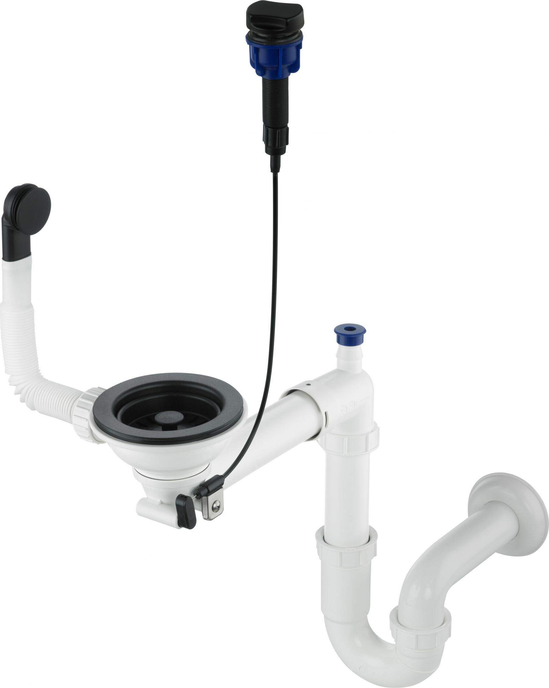 Syfon Deante Deante Syfon Space Saver do zlewozmywaków granitowych 1-komorowych