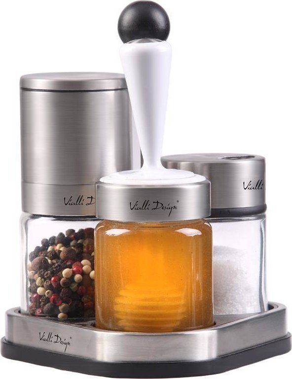 Vialli Design Zestaw do przypraw i miodu SOHO 8838