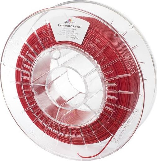 Spectrum Filament S-Flex 90A 1.75mm BLOODY RED 0.50kg