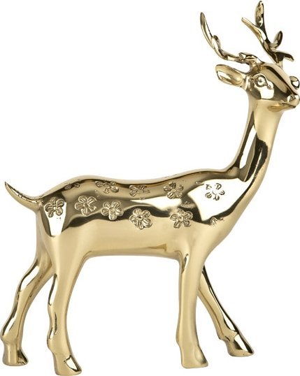 Witek Home Ozdoba z mosiądzu Jeleń