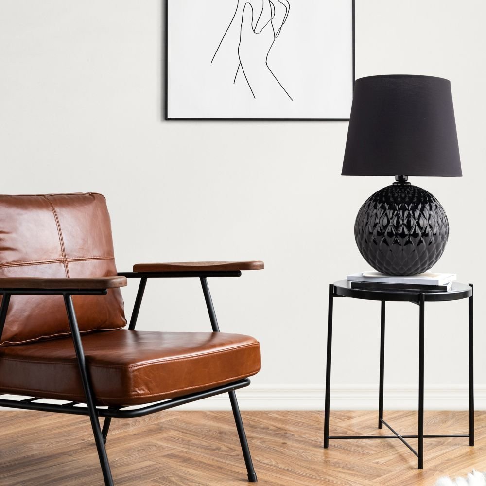 Lampa stołowa nocna SANTANA BLACK 16047 TK Lighting