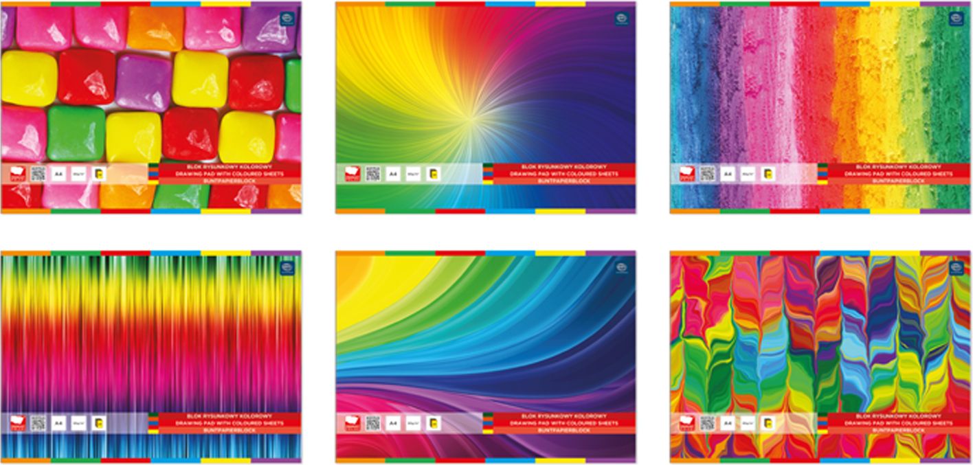 Interdruk Blok rysunkowy A4 20k biały