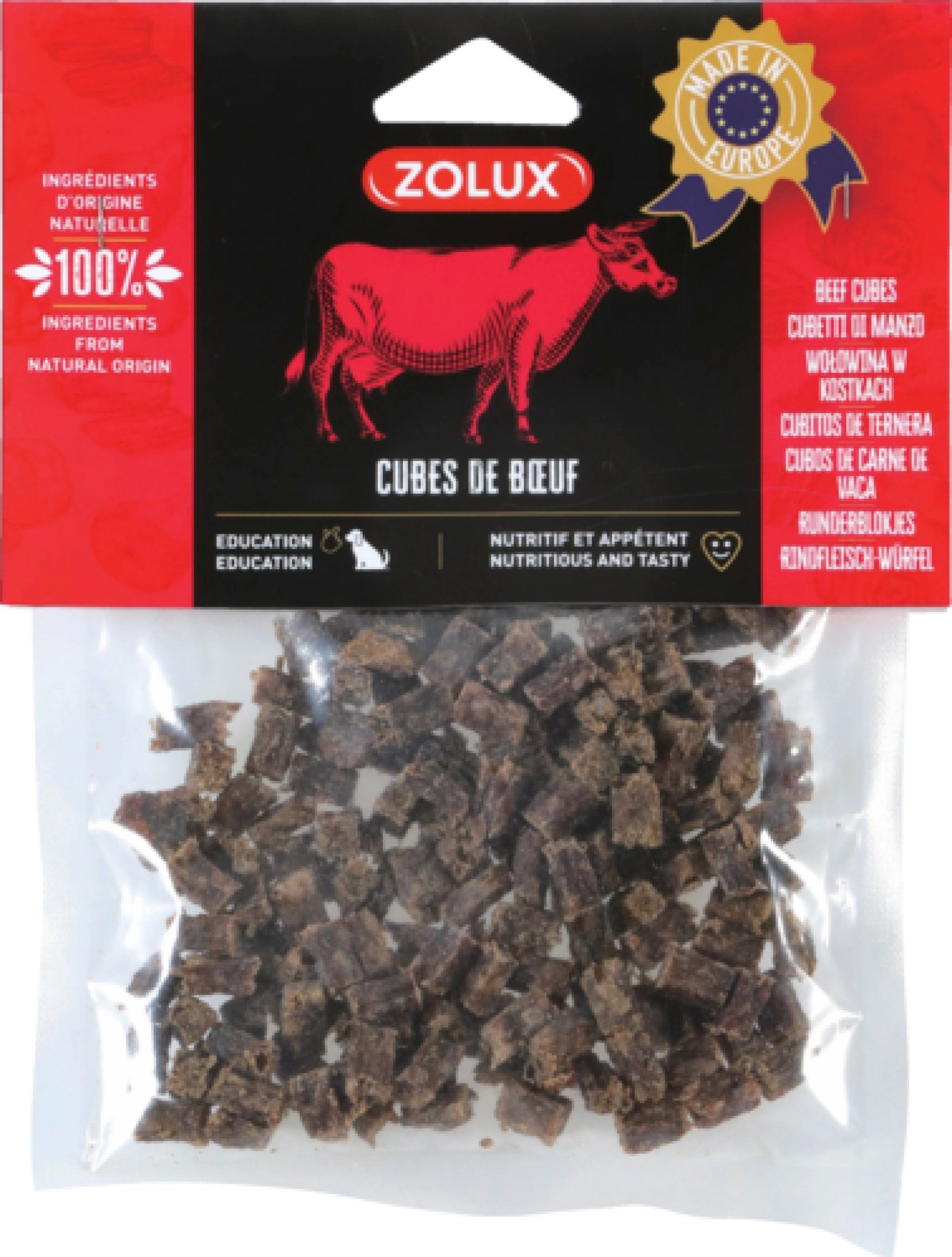 Zolux Małe kostki wołowe 100g