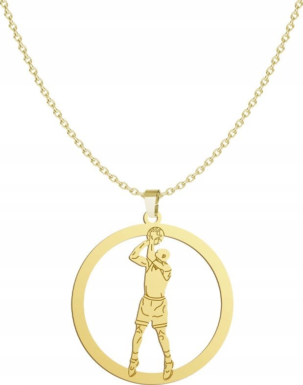 Radziszewska Pozłacany Naszyjnik Koszykówka GRAWER GRATIS