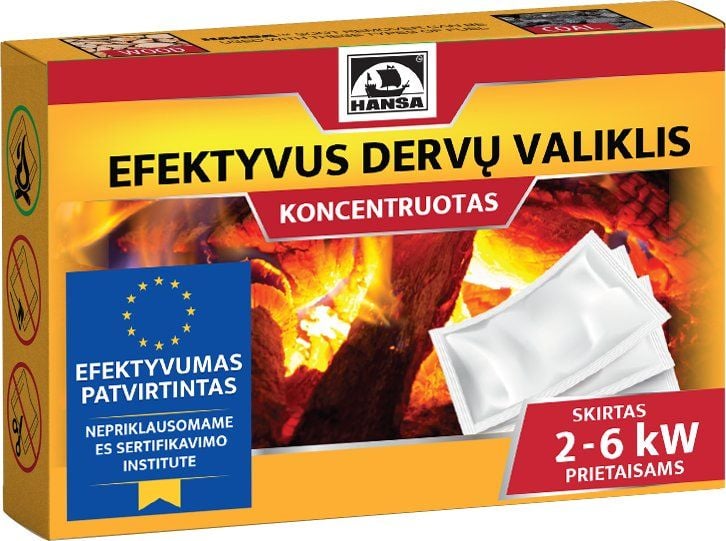 Hansa Koncentruotas dervų valiklis 2-6 kW šildymo prietaisams, 5 pakeliai