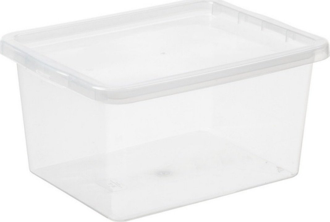 Plast Team Plast Team - Pojemnik do przechowywania z pokrywą - Basic - 20 L - 2296