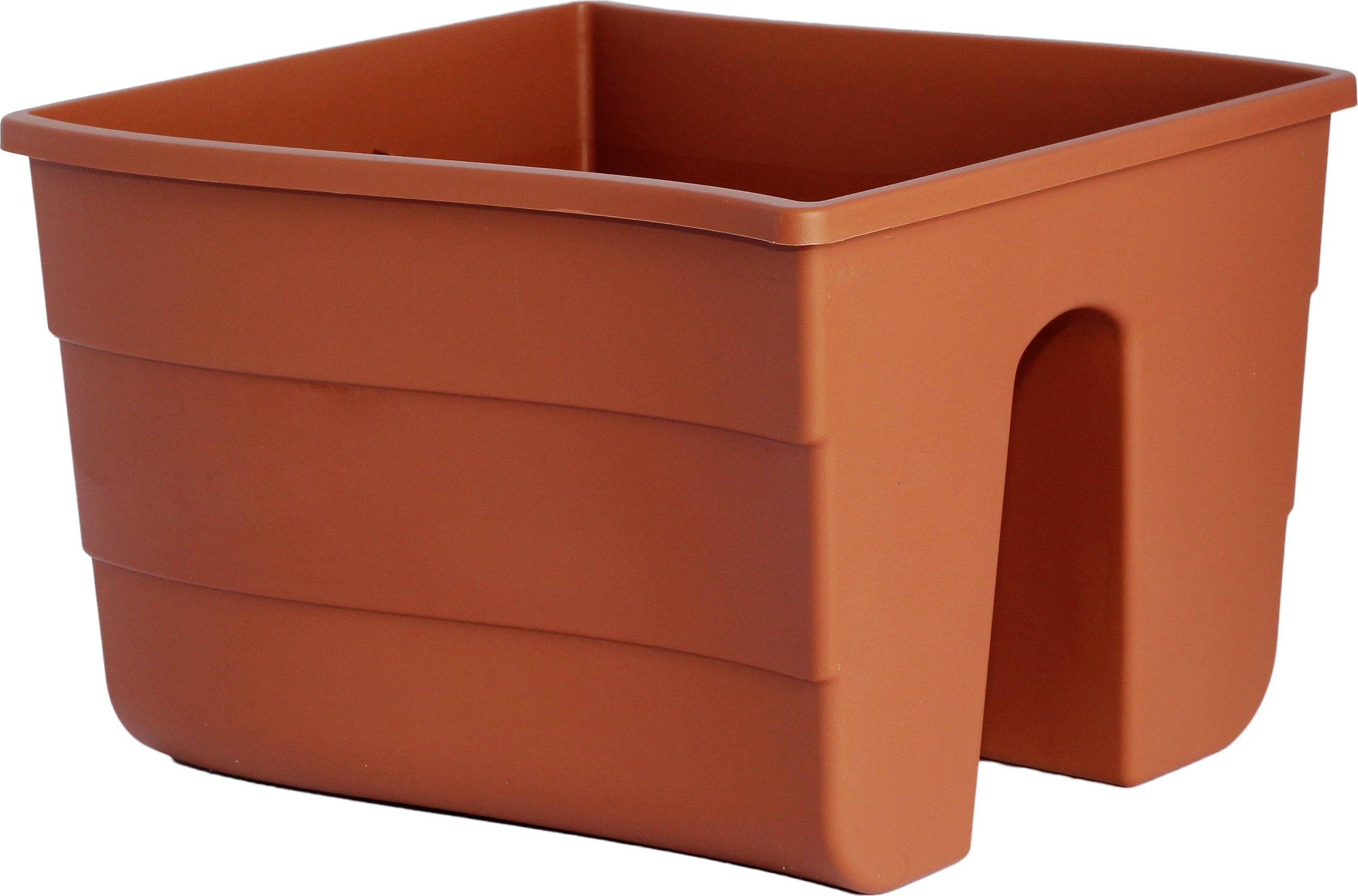 Skrzynka na balustradę Wave 30 Doniczka balkonowa na barierkę