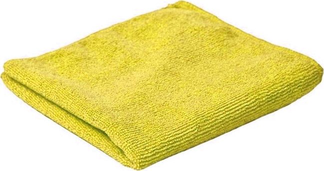 CleanPRO CleanPro - Ściereczka z mikrofibry, 32x32 cm - Żółta